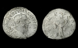 Macrinus, Denarius, Annona reverse
